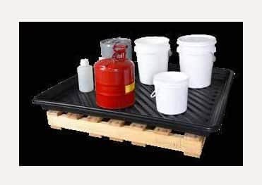 Ultra-Utility Tray Keep messy drips and spills o warehouse and factory floors