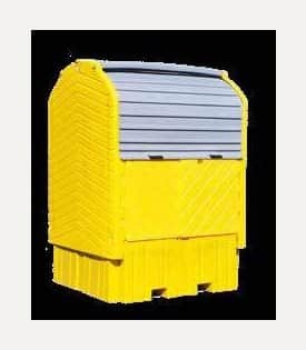 Ultra-IBC Hard Top Comply with regulations while storing IBC tanks outdoors - IBC Berm