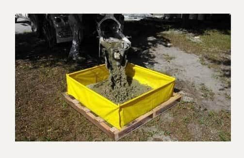 Ultra-Concrete Washout Berm One-piece, portable berm provides easy, onsite washout containment