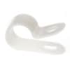 Light Duty Nylon Cable Clamps - 5/16" Wide - 0.31" Diameter - #10 Screw - Natural