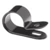 Heavy Duty Nylon Cable Clamps - 1/2" Wide - 1/2" Diameter - #10 Screw - Black