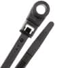 Mounting Hole 14" Nylon 120 lb Cable Ties - UV Black Bundle Diameter 3/16-4 1/16