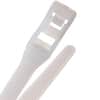 14" - Low Profile Cable Ties - 120 lb Strength - Clear