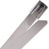 Heavy Duty 300 lb Stainless Steel Cable Ties - 7.5" - Silver
