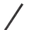 550 Paracord - 1/8" - High Strength Utility Cord - Black w/ 1 Reflective Tracer