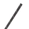 550 Paracord - 1/8" - High Strength Utility Cord - Black w/ 3 Reflective Tracers