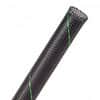 Flexo® PET - 5/8" - UniTrace Green (Black w/ Green Tracer)