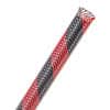 Flexo® PET - 3/8" - Black/Red Spiral