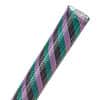 Flexo® PET - 3/4" - Twilight (Black/Green/Purple)