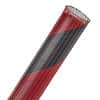 Flexo® PET - 1" - Black/Red Stripe