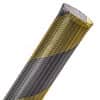 Flexo® PET - 1 1/4" - Safety Stripe (Black/UV Yellow)
