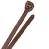 4" Standard Nylon Cable Ties - Brown - 18lb