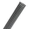 Flexo® PET Tight Weave™ - 3/4" - Black/Platinum Gray