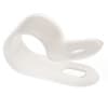 Heavy Duty Nylon Cable Clamps - 3/8" Wide - 0.38" Diameter - #10 Screw - Natural product photo