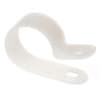 Heavy Duty Nylon Cable Clamps - 3/4" Wide - 3/4" Diameter - #10 Screw - Natural product photo