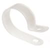 Heavy Duty Nylon Cable Clamps - 1" Wide - 1" Diameter - #10 Screw - Natural product photo