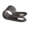 Light Duty Nylon Cable Clamps - 1/4" Wide - 0.25" Diameter - #10 Screw - Black product photo