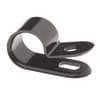 Heavy Duty Nylon Cable Clamps - 3/8" Wide - 0.38" Diameter - #10 Screw - Black product photo