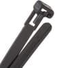 Tab Releasable Nylon Cable Tie - 8" - 50 lb - UV Black product photo