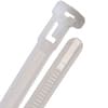 Tab Releasable Nylon Cable Tie - 12" - 50 lb - Natural product photo