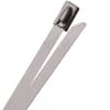 100 lb Stainless Steel Cable Ties - 7.5" - Silver product photo