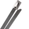 100 lb Stainless Steel Cable Ties - 14.5" - Silver product photo