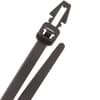 Push Mount 7" Nylon Cable Ties - 50lb - 1 7/8" Diameter - Black Bundle product photo
