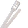 7" - Low Profile Cable Ties - 50 lb Strength - Clear product photo