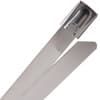 Heavy Duty 300 lb Stainless Steel Cable Ties - 7.5" - Silver product photo