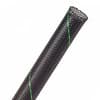 Flexo® PET - 5/8" - UniTrace Green (Black w/ Green Tracer) product photo