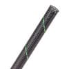 Flexo® PET - 3/8" - UniTrace Green (Black w/ Green Tracer) product photo