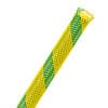 Flexo® PET - 3/8" - Nitrox (UV Yellow w/ Green Stripe) product photo