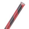 Flexo® PET - 3/8" - Black/Red Spiral product photo
