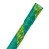 Flexo® PET - 1/2" - Groundwire (Green w/ UV Yellow Stripe) product photo
