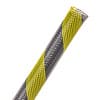 Flexo® PET - 1/2" - Safety Stripe (Black/UV Yellow) product photo