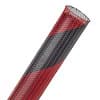 Flexo® PET - 1" - Black/Red Stripe product photo
