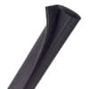VersaWraptor® - 1" - Polyester Wrappable Wire Protection - Black product photo