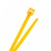 4" Standard Nylon Cable Ties - Yellow - 18lb product photo