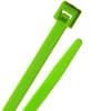 8" Nylon Cable Ties - UV Reactive - Neon Green - 40lb product photo