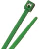 4" Standard Nylon Cable Ties - Green - 18lb product photo
