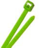 4" Nylon Cable Ties - UV Reactive - Neon Green - 18lb product photo