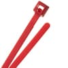 4" Standard Nylon Cable Ties - Red - 18lb product photo