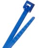 4" Standard Nylon Cable Ties - Blue - 18lb product photo