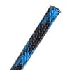 Flexo® PET - 3/8" Black with NEON BLUE Spyder tracer product photo