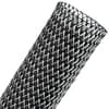Flexo® PET Tight Weave™ - 1 3/4" Black/Platinum Gray product photo