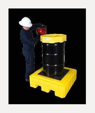 Ultra-Spill Pallet Plus Model - P2, P3 & P4 Ramp - Non-slip, Polyethylene & Steel