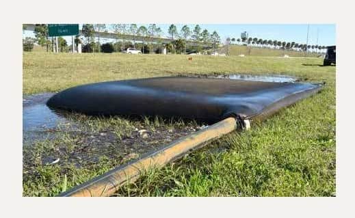 Ultra-Dewatering Bag Contain sediment pumped out during dewatering operations - Optional Hose Connector for 4" hoses