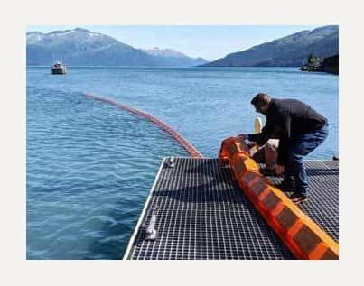 The fastest deploying oil boom on the planet - Ultra-Rapid Boom