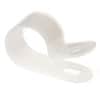 Heavy Duty Nylon Cable Clamps - 1/2" Wide - 1/2" Diameter - #10 Screw - Natural