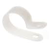 Heavy Duty Nylon Cable Clamps - 3/4" Wide - 3/4" Diameter - #10 Screw - Natural